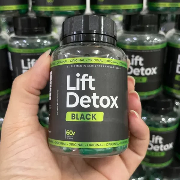 Lift Detox Black – Acelere seu Metabolismo de Maneira Natural e Eficaz – 3 Potes