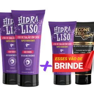 Hidraliso Progressiva Sem Formol – 3 Unidade + 1 Reconstruhair