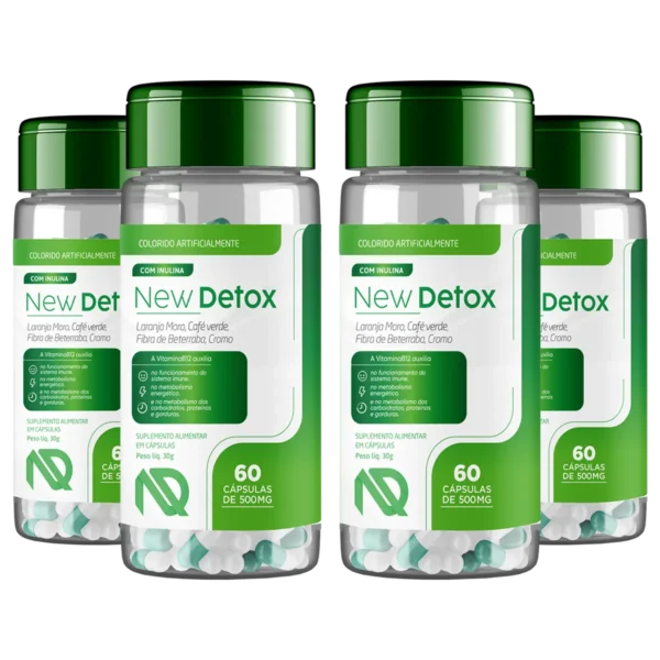 New Detox – Kit 4 Potes