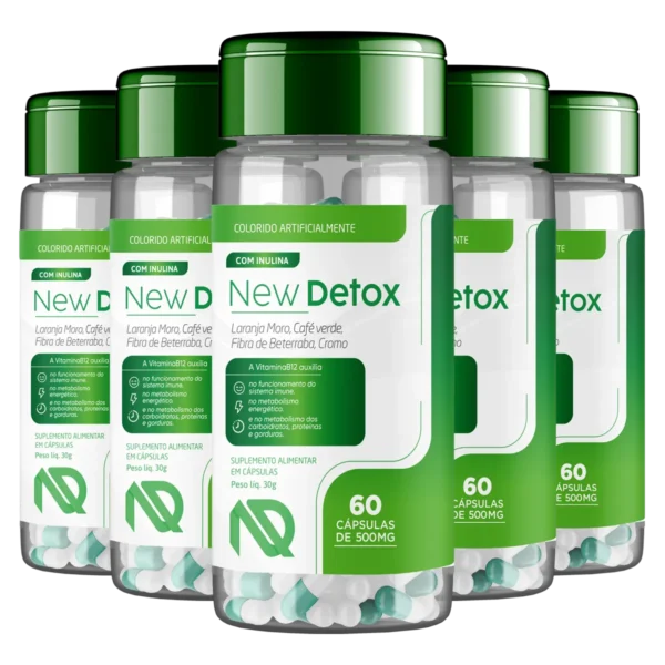 New Detox – Kit 5 Potes