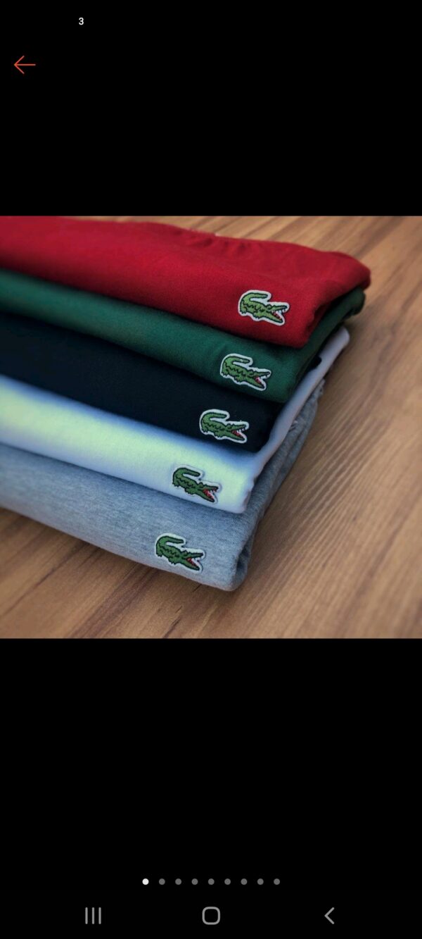 Kit 5 Camisetas Lacoste Croco Basic - TAM: P - Image 16