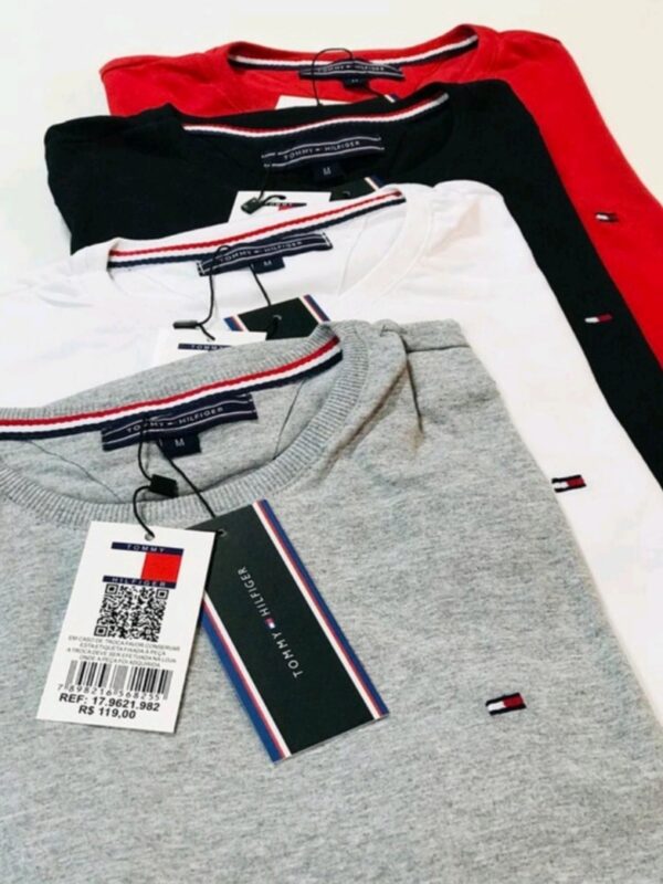 Kit 3 Camisetas Tommy Hilfiger Classic Tamanho  G - Image 6